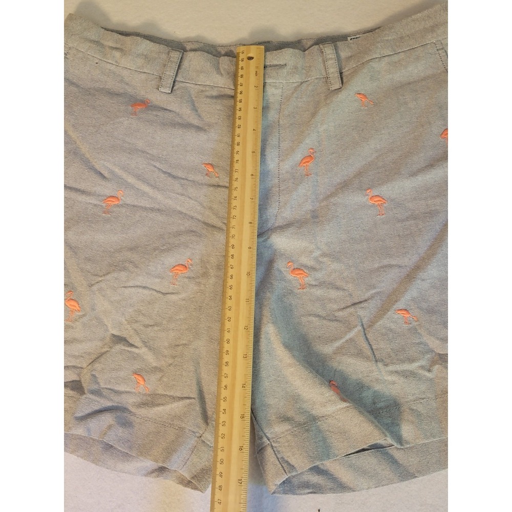 Southern Tide Shorts Mens 34 Flamingo Embroidered Chino Preppy Golf Beach Summer